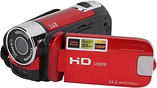 4K Video Camera Camcorder, Full HD 4K 48MP 270° Rotation Digital Camera Recorder with 2.7 Inch Color TFT Screen, Screw Int...