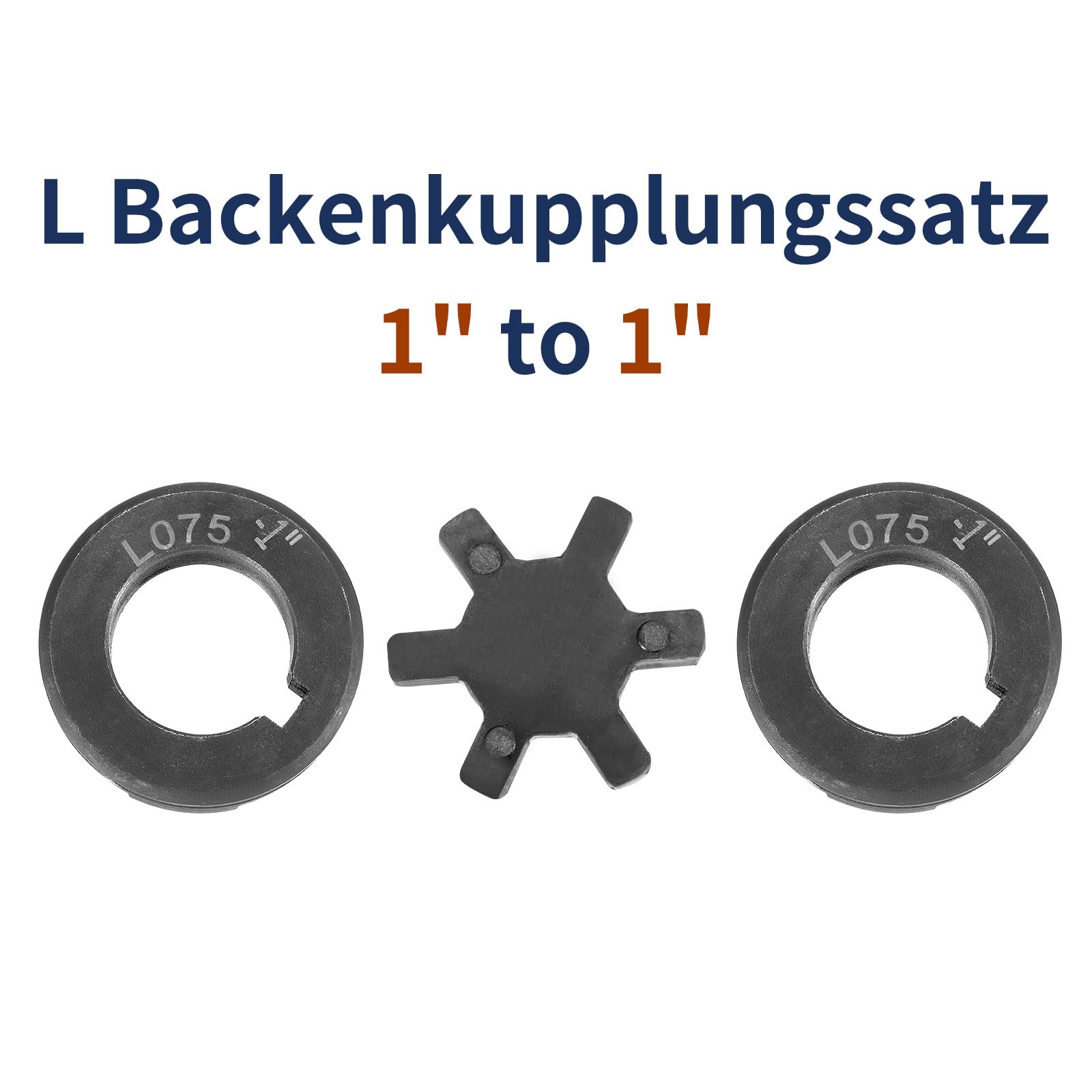 L-Jaw Coupling Set - Flexible Couplers for Industrial Use -3