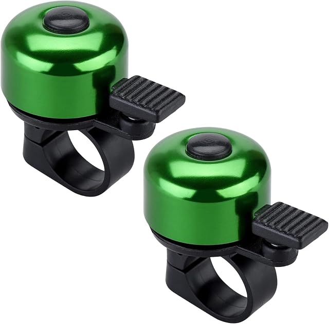 JFmall Bike Bell Bicycle Bell with Loud Crisp Clear Sound, Road and Mountain Bike Bell Adults Kids