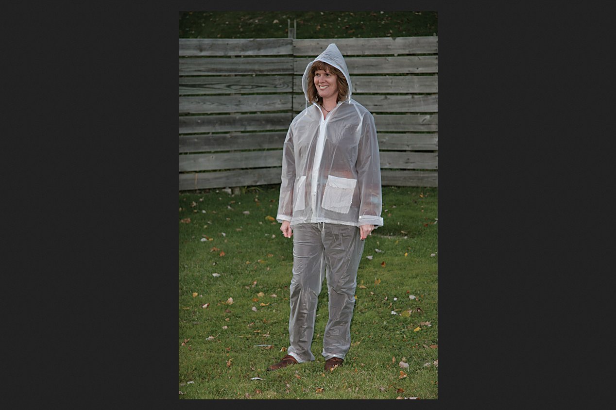 Campmaster Clear Vinyl Three Piece Rain Suit