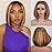 UTIDE Bob Wig Human Hair Highlight Ombre 13x4 HD Transparent Lace Front Wigs 4/27 Honey Blonde Glueless Wigs Human Hair Pre Plucked with Baby Hair 180 Density 12A Short Bob for Women 08 Inch