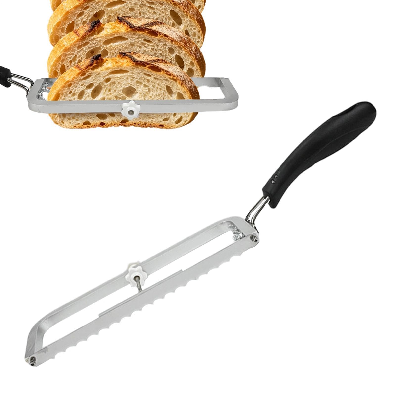 Domowy Krajacz Chleba Ząbkowany Przecinak Piłowy do Pieczywa | Kuchenne Narzędzie Do Krojenia Ciasta Do Tostów Bochenka Kanapek Bajgli Tortów Ciasta Dom Kuchnia Pieczenie Restauracja