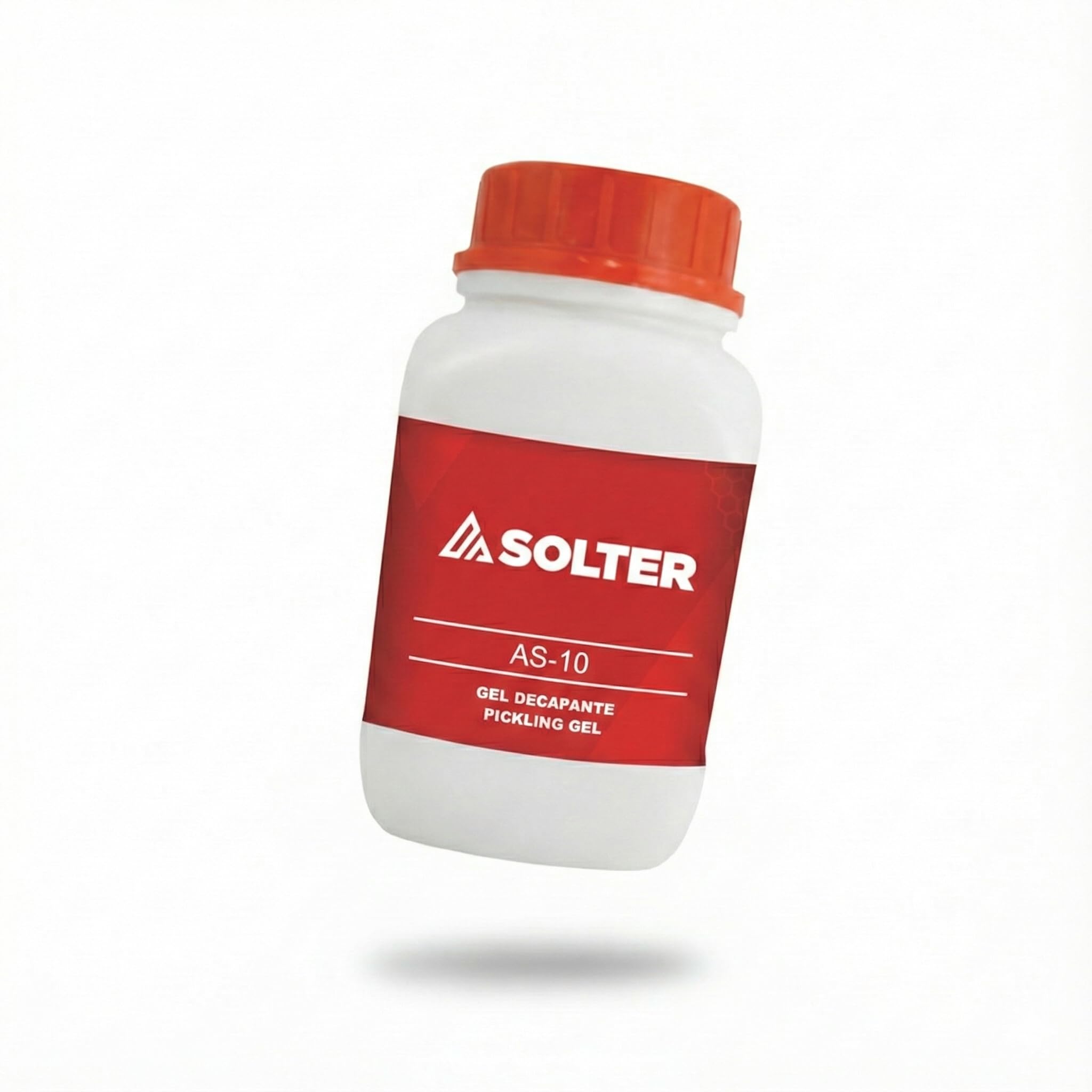 Solter AS-10 gel decapante acero inoxidable para cordones TIG/MIG/Electrodo · Sin cloruros · 2 kg · Limpieza post-soldadura profesional en uso vertical