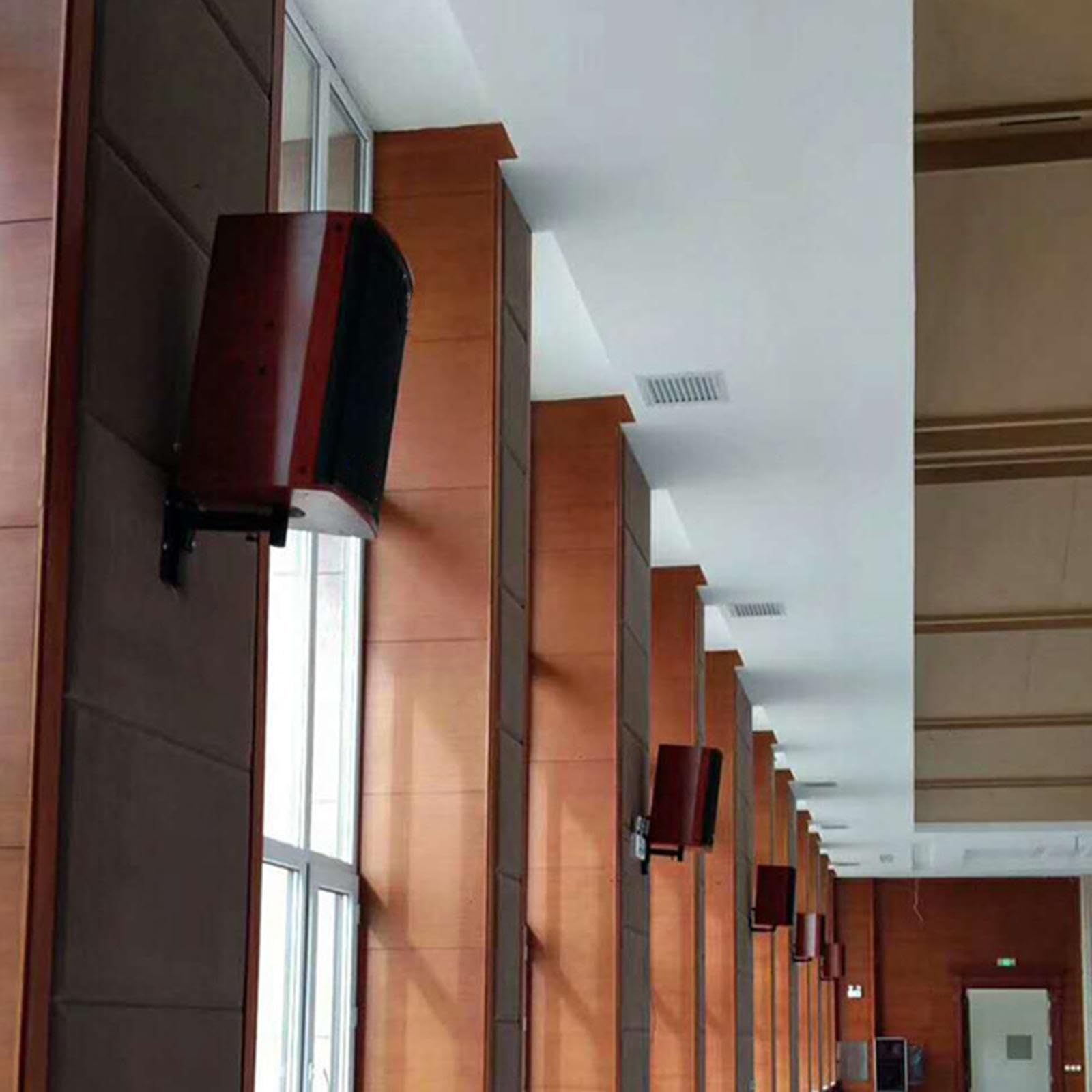 Soporte de Pared para Altavoz de Acero Soporte Ajustable Duradero Accesorios Ahorro de Espacio para Todas Las Necesidades de Escucha en casa de Pared