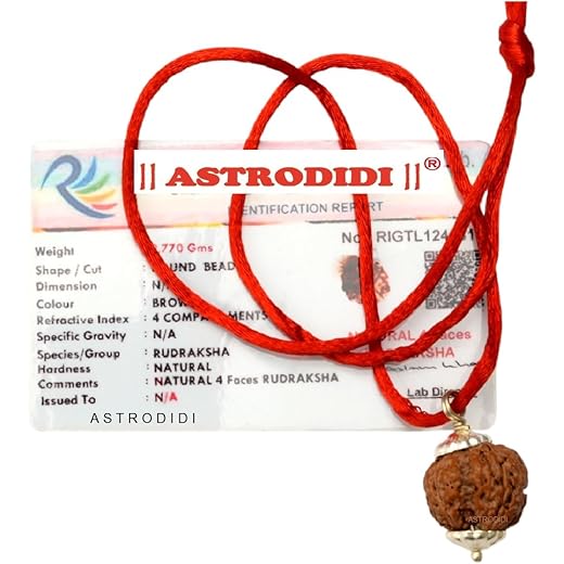 ASTRODIDI 4 Mukhi Rudraksha Pendant