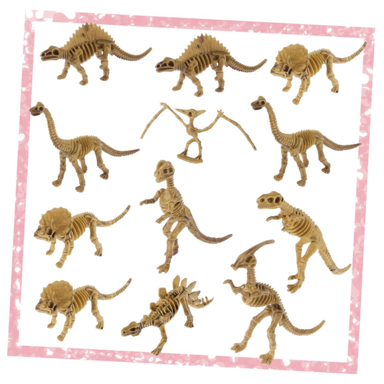 Abaodam 36 Pz scheletro di dinosauro di simulazione giocattolo dinosauro per bambini giocattoli fossili di scheletro fossile di giocattoli per bambini