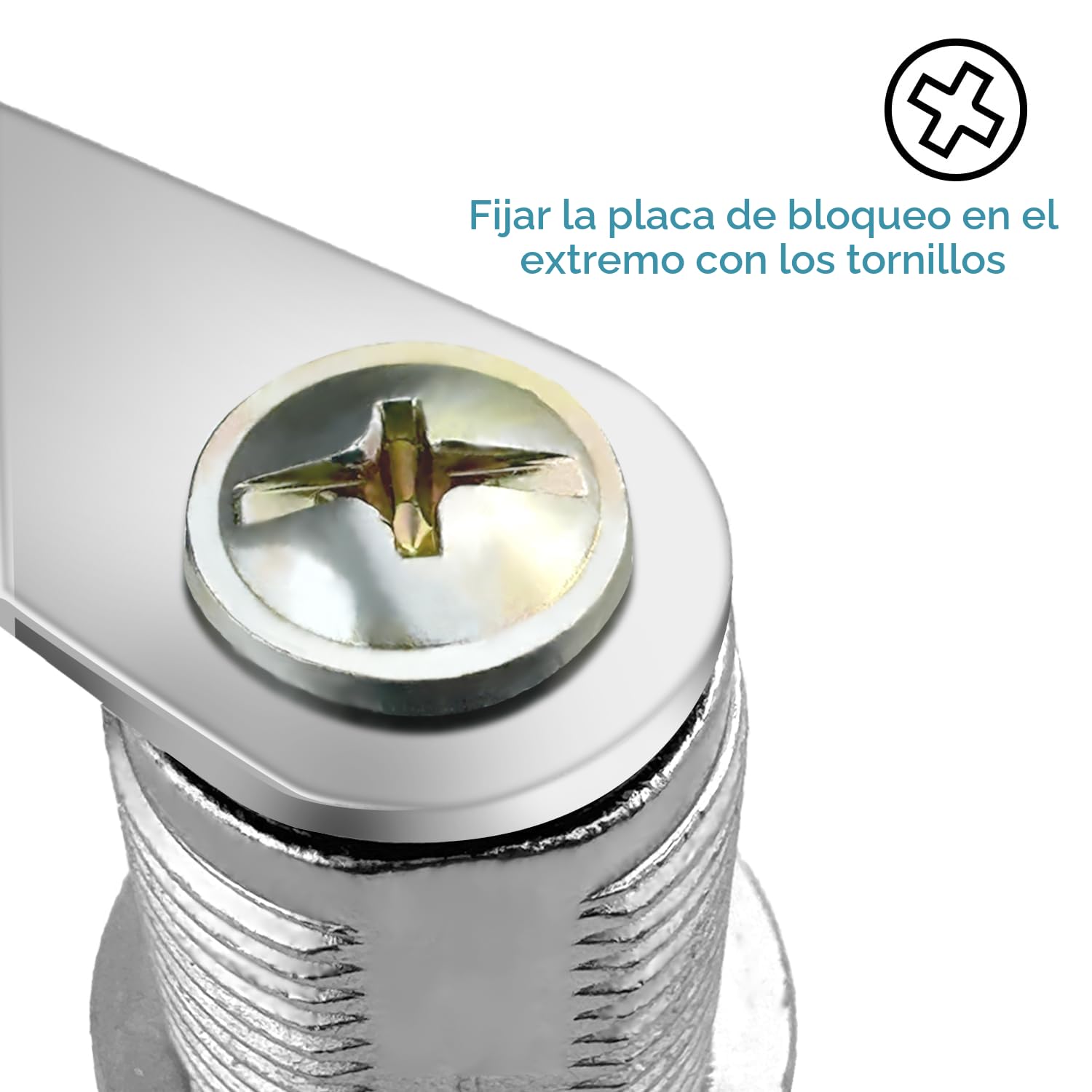 shinfly Cerradura de armario 16mm Viene con 5 placas de cerradura de leva diferentes, con 4 llaves, cerraduras de buzón de armario Cerraduras de casillero