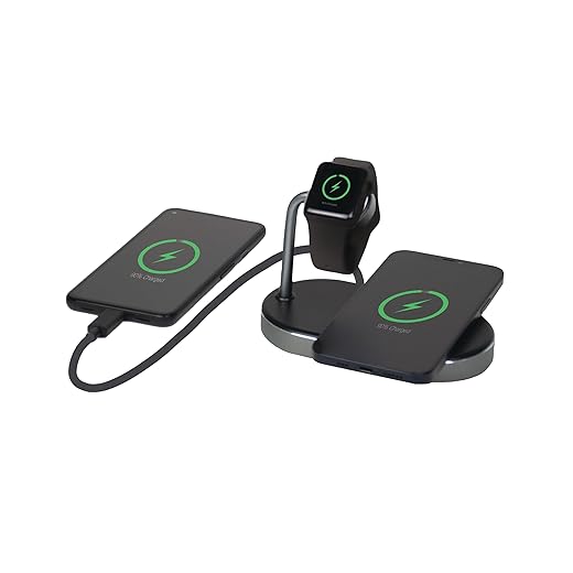 VERBATIM Station de charge 3 en 1 Apple Watch et iPhone