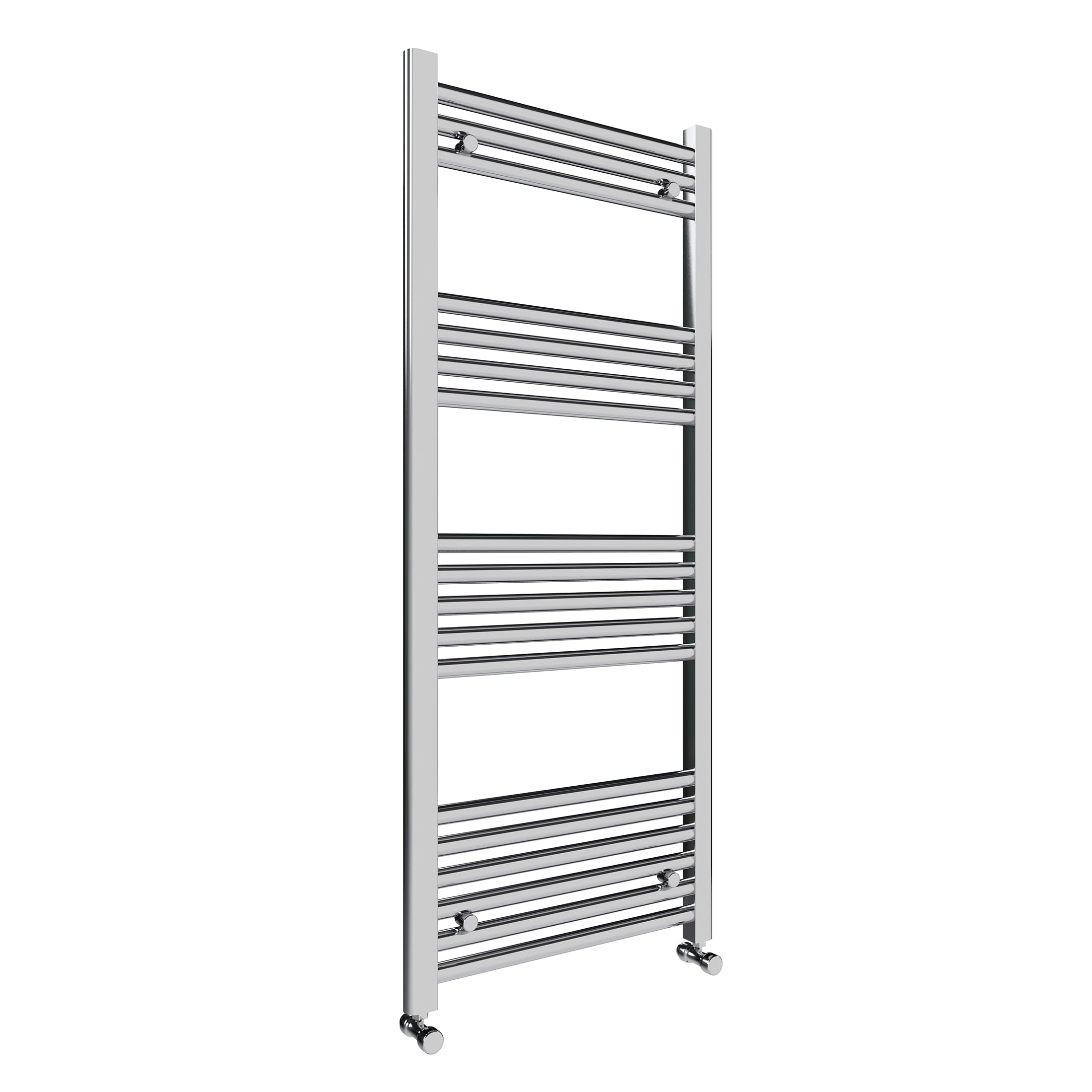 Straight Chrome Steel Heated Towel Rail Bathroom Heating Ladder Radiator (500x1200)