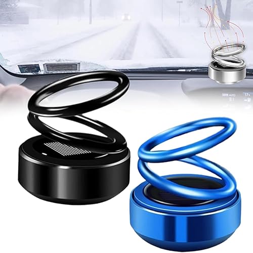 Miniatura 3 de Difusor de aromaterapia para automóvil, difusor de aromaterapia de energía solar de doble anillo, difusor de perfume, difusor de aromaterapia de