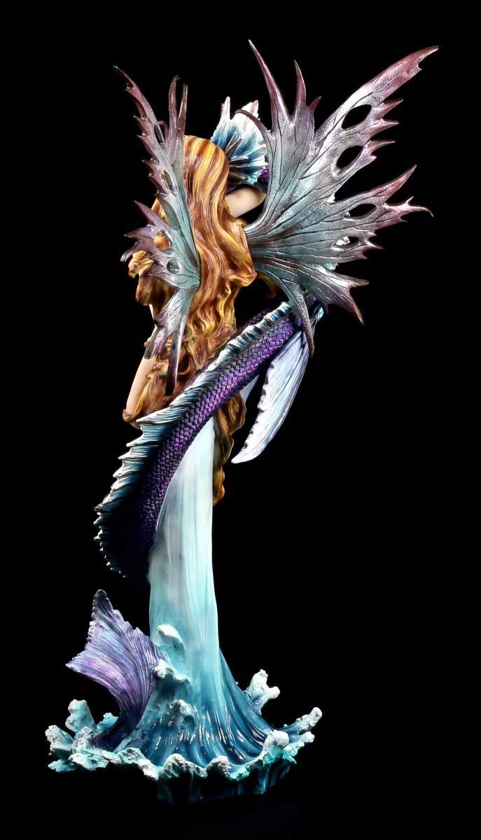 Figura Elfos con Seedrache - Figura Dragón Fantasía Estatua 60CM