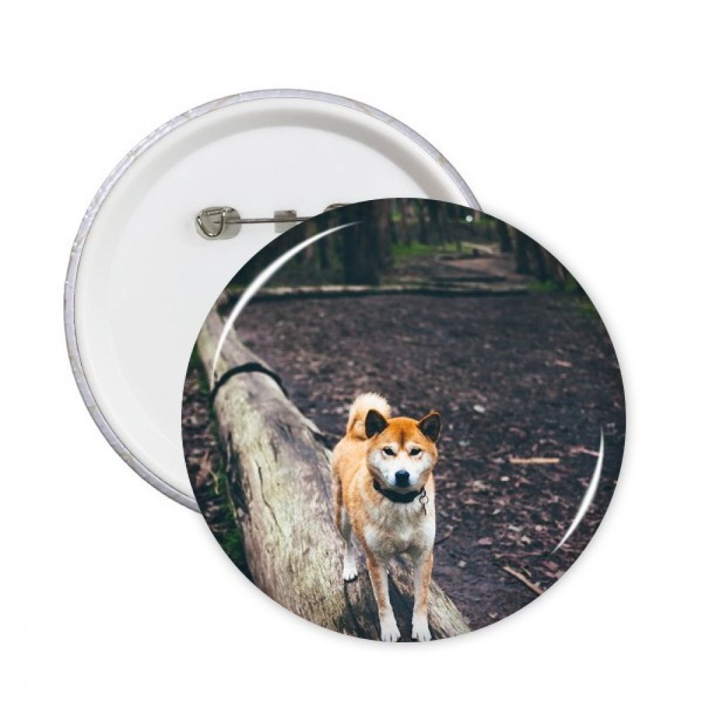 Cadeau de Chien Japonais : Badge Pin's Rond pour Amateurs de Canidés