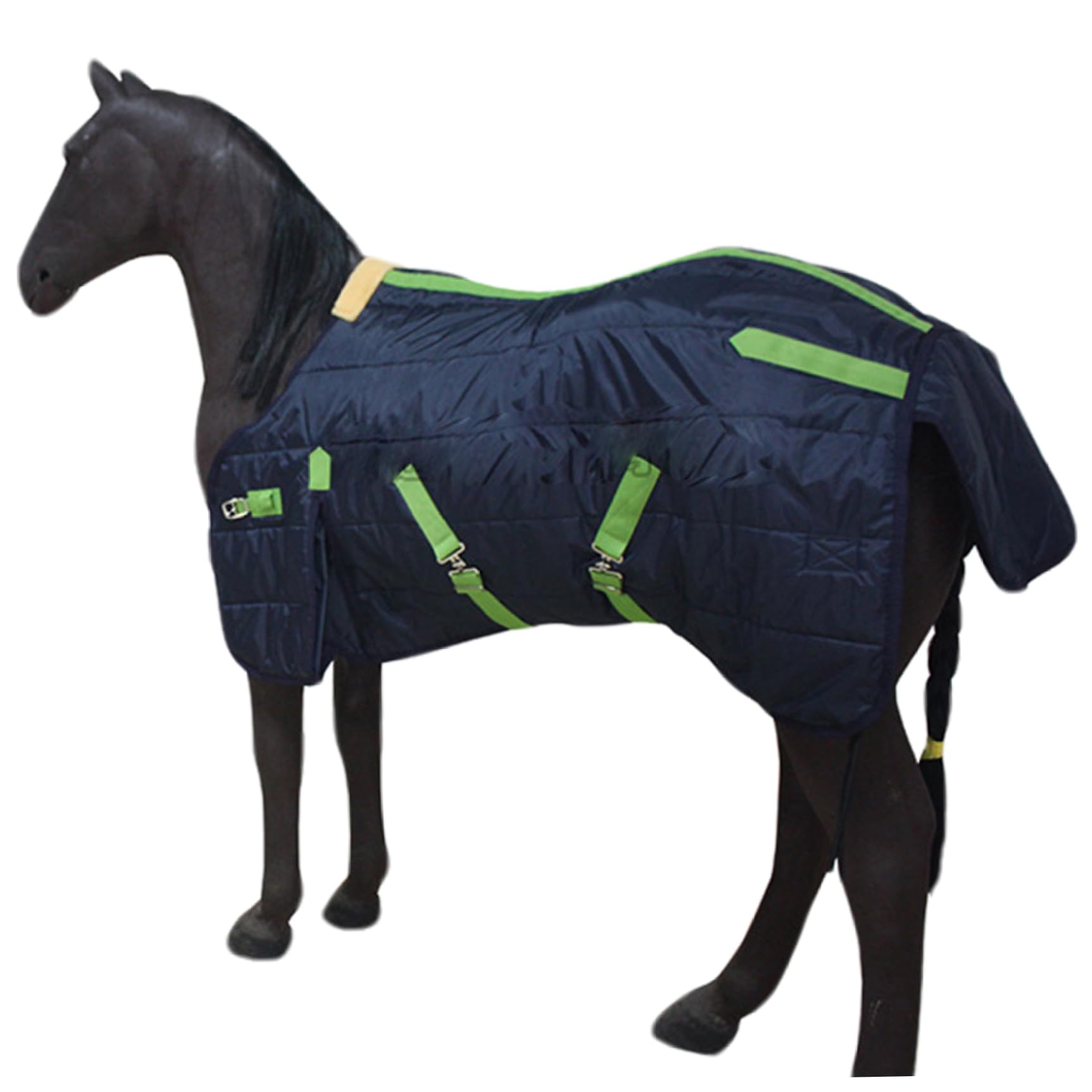 Coperta invernale per cavallo 39 pollici Deluxe impermeabile coperta per affluenza di cavalli antivento e calda addensata invernale per Mini