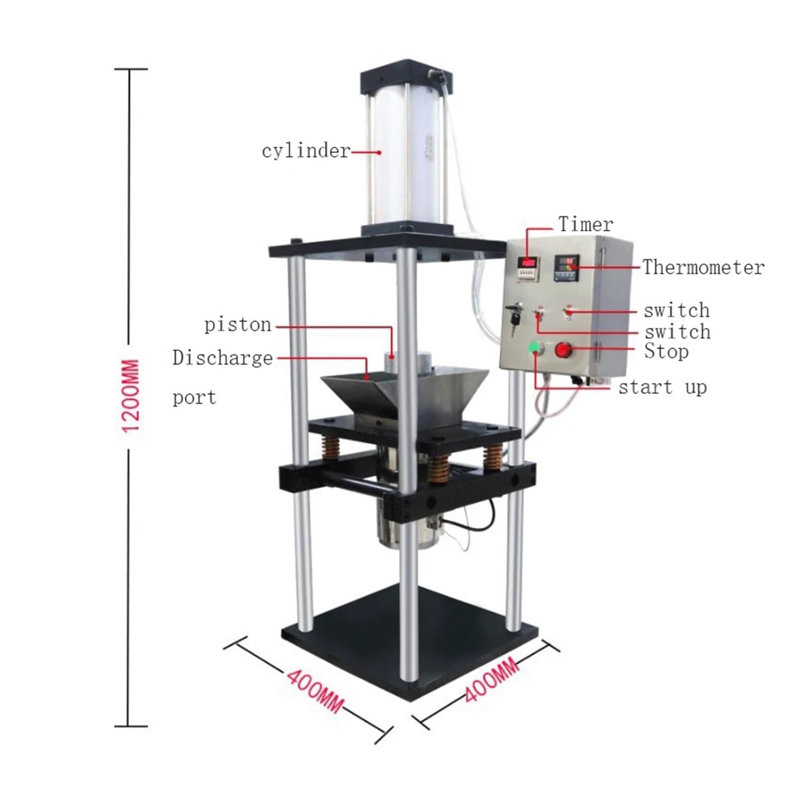 Wydajna maszyna do formowania wtryskowego wosku metalowego 220 V do wyrobu biżuterii - pneumatyczne urządzenie do formowania stali o mocy 300 W