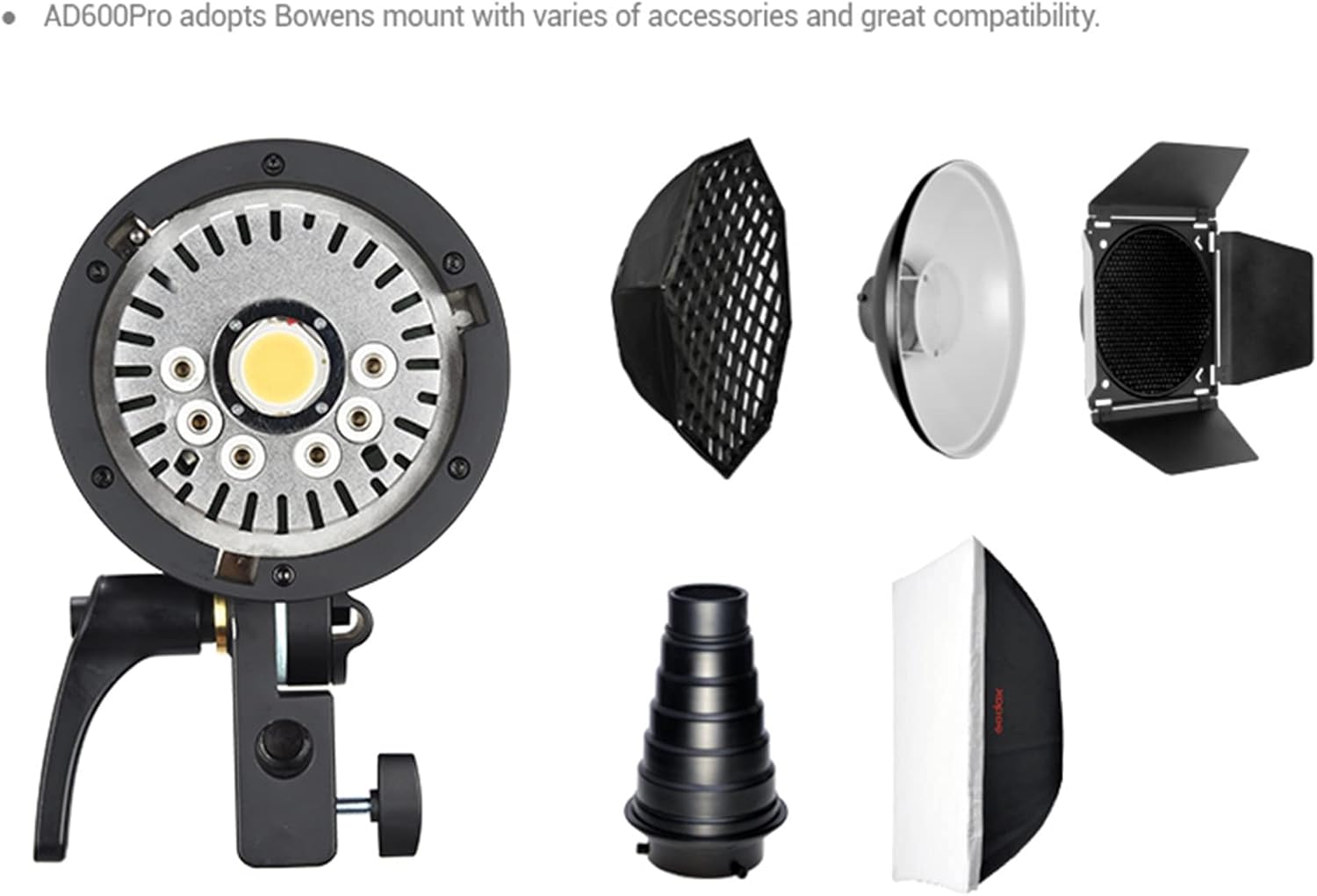 Godox AD600 Pro AD600Pro Outdoor Flash,600Ws TTL Outdoor Flash, 2.4G X System Studio Monolight Compatible with Canon Nikon Sony Fujifilm Olympus Panasonic Camera