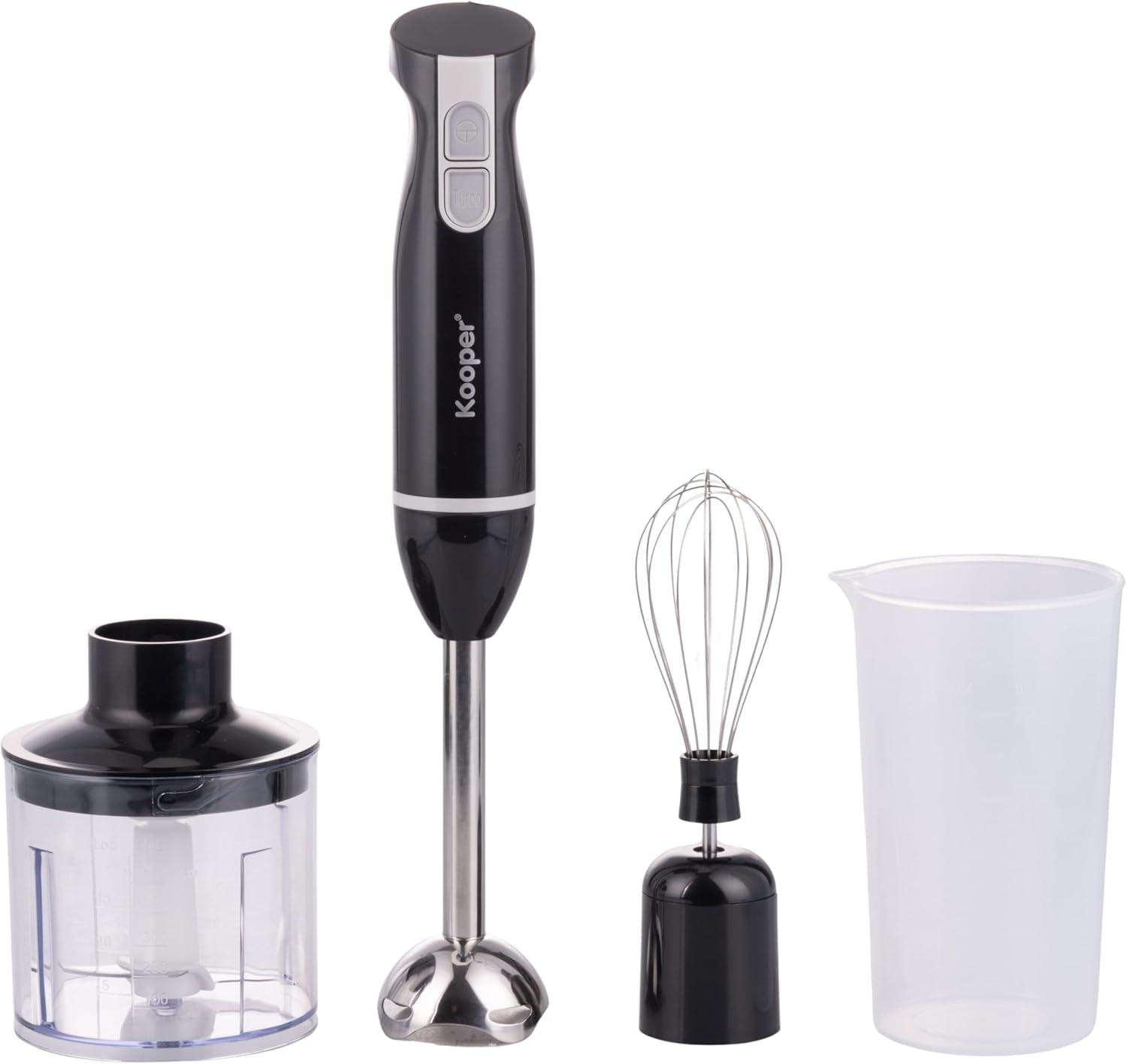 Mini Robot 3 in 1 Stainless Steel 600W Interchangeable Accessories Black Cooper