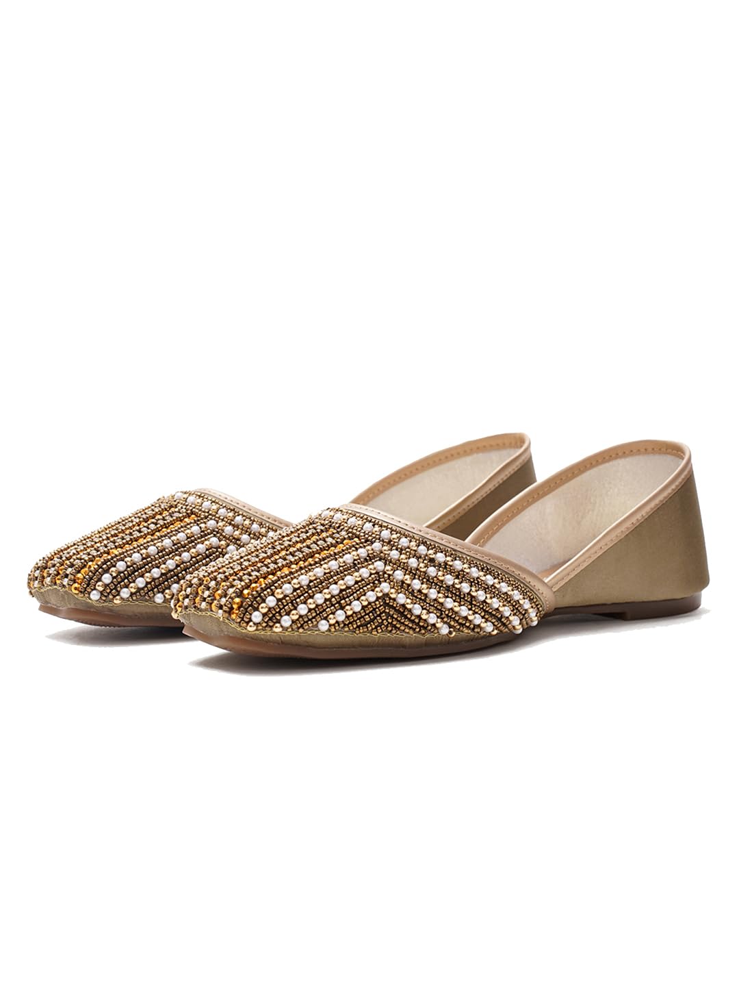 Women's Bellies Handcrafted Embellished Jutti | Traditional & Stylish Ethnic Footwear | Comfortable & Festive for Women