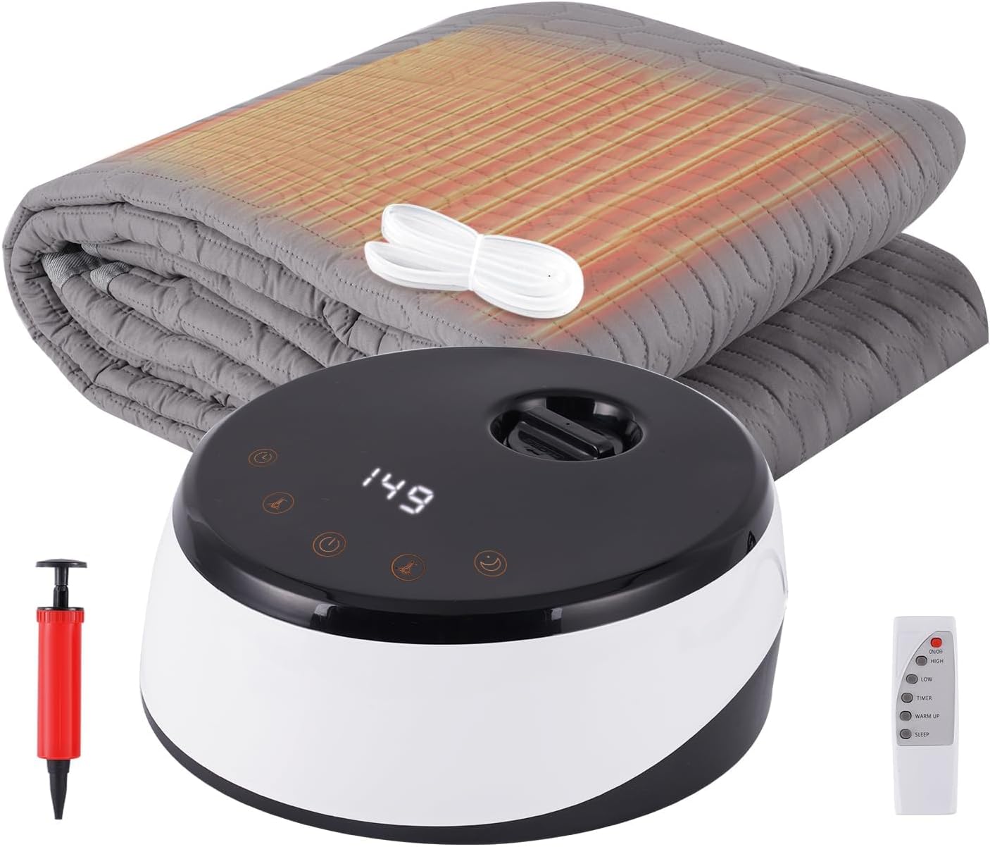 山善] 電気敷毛布 ホカロン 140×80cm 丸洗い可能 ダニ退治機能 吸湿