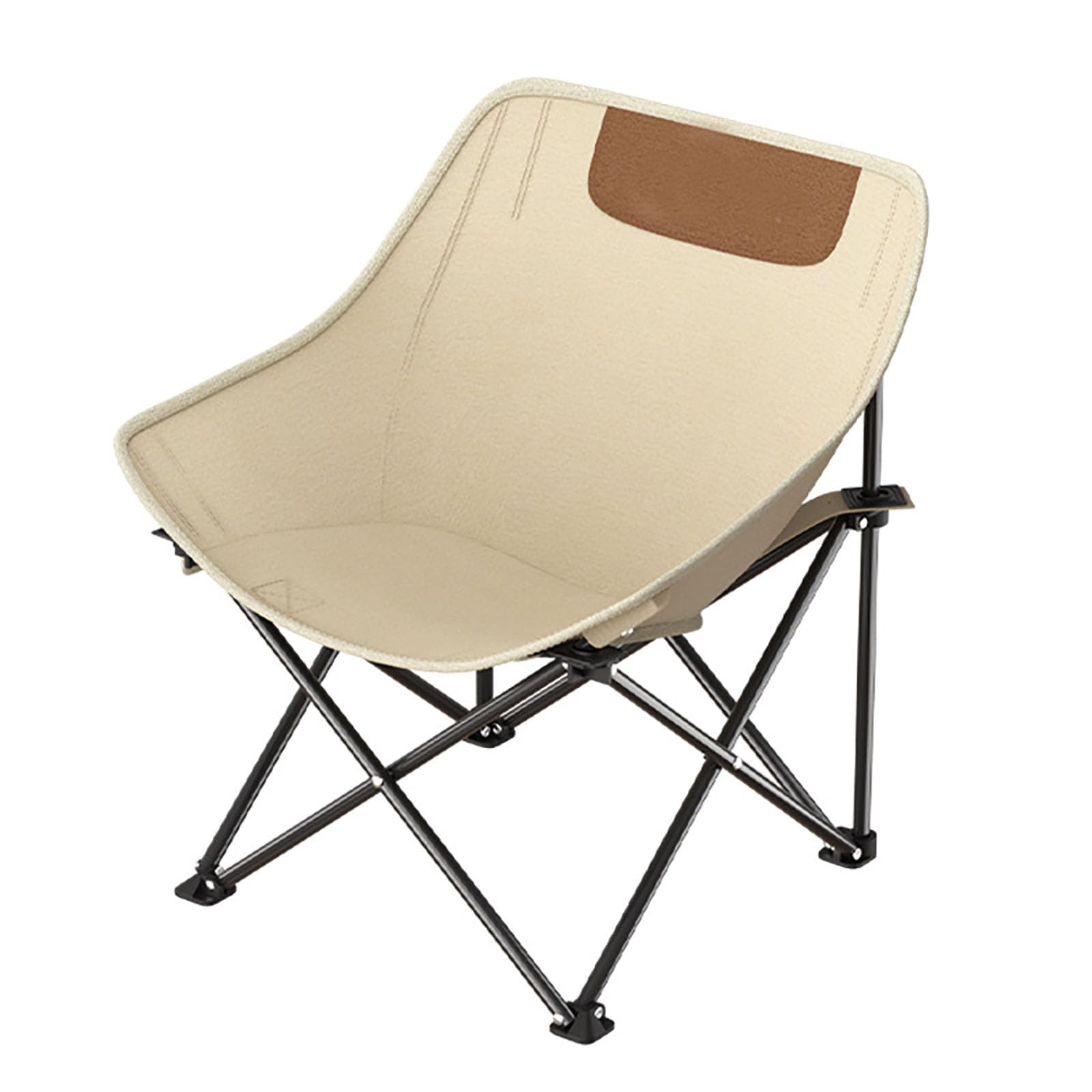 Tabouret pliant confortable et leger avec dossier facile a transporter