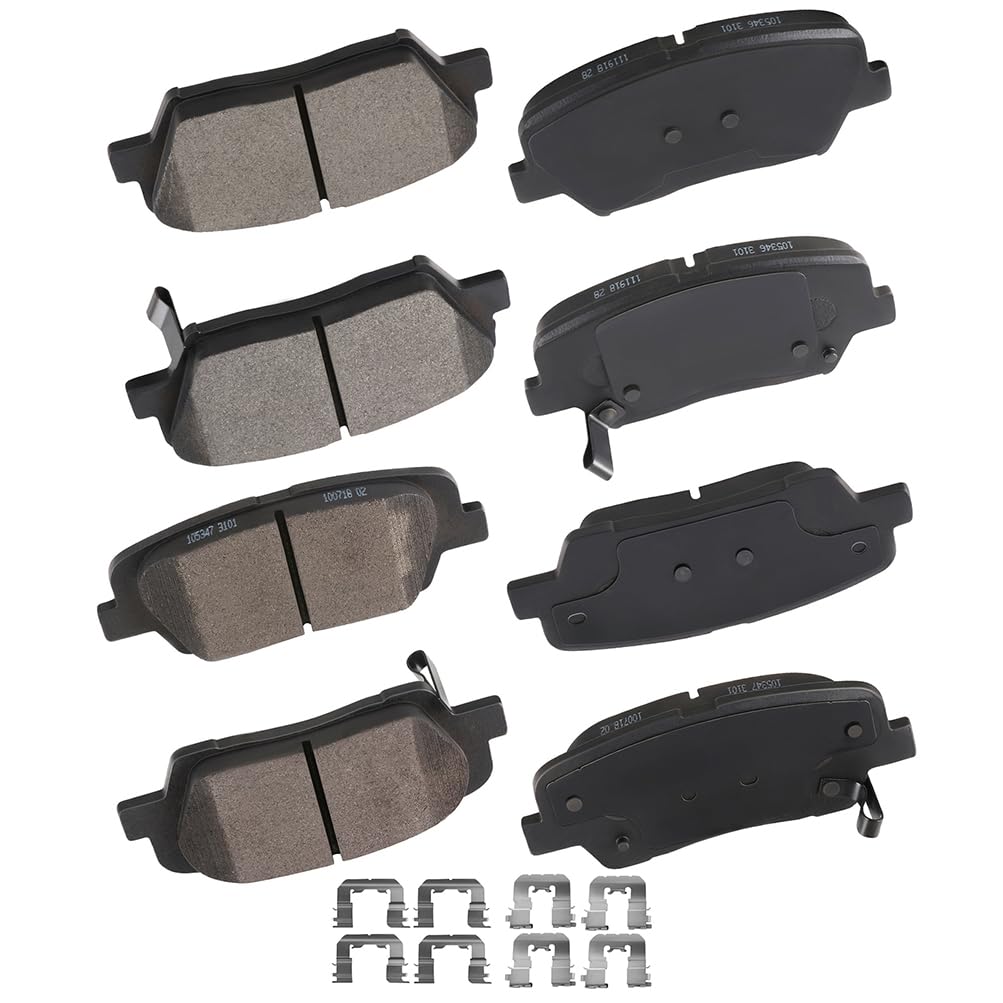 cciyu D1432 D1439 Front &amp; Rear Professional Ceramic Brake Pads Set