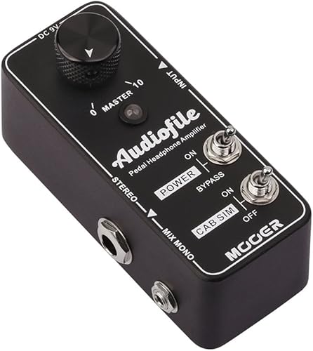 Miniatura 2 de MOOER Audiofile - Amplificador de auriculares analógico, acceso a circuitos de efectos, búferimpulso limpio para guitarra eléctricabajo