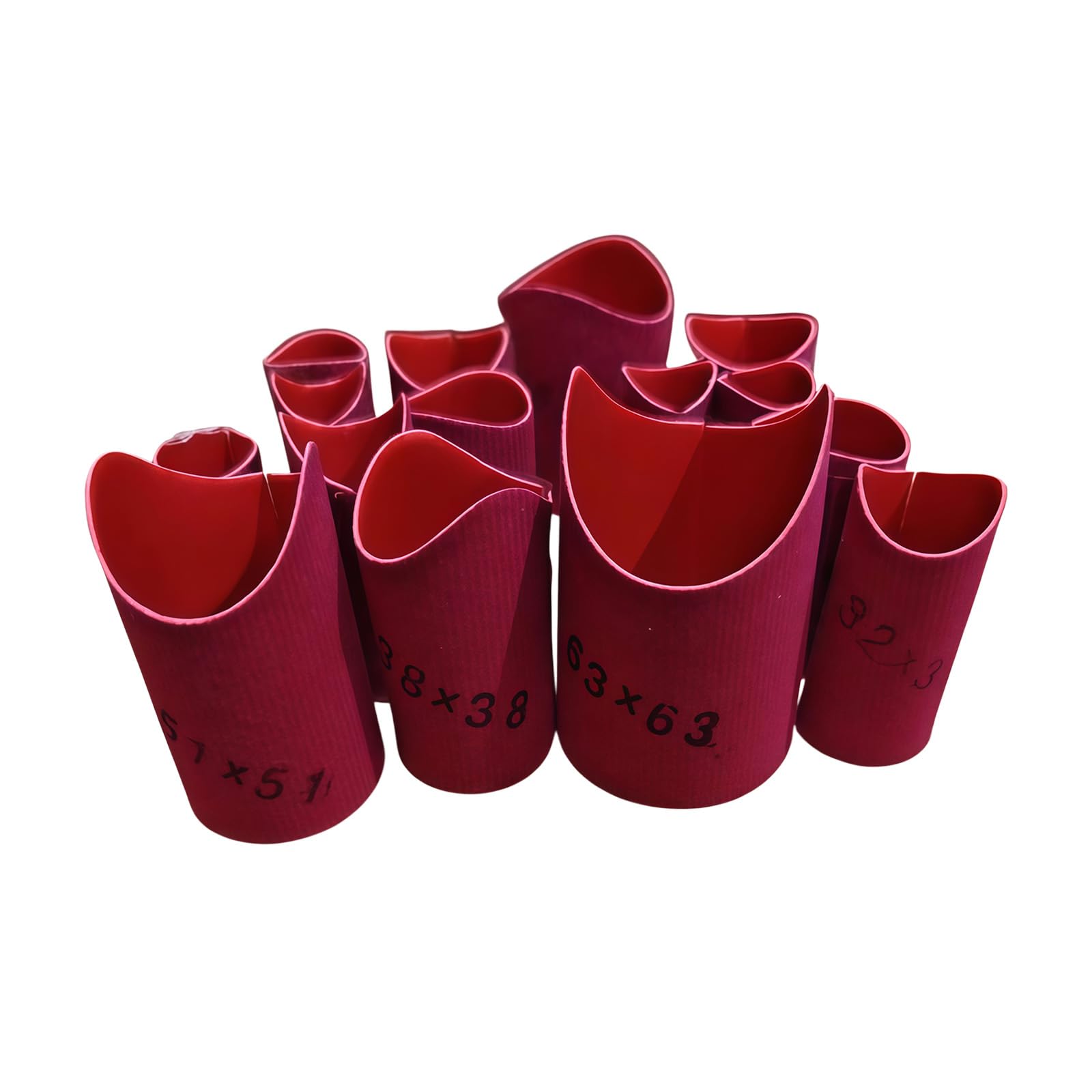 Greabuy 15 Models Pipe Saddles Template Marking Tool Suitable For Accurate Welding & Pipe Grooving With Multiple Models In Leather Materials Beveling Tool