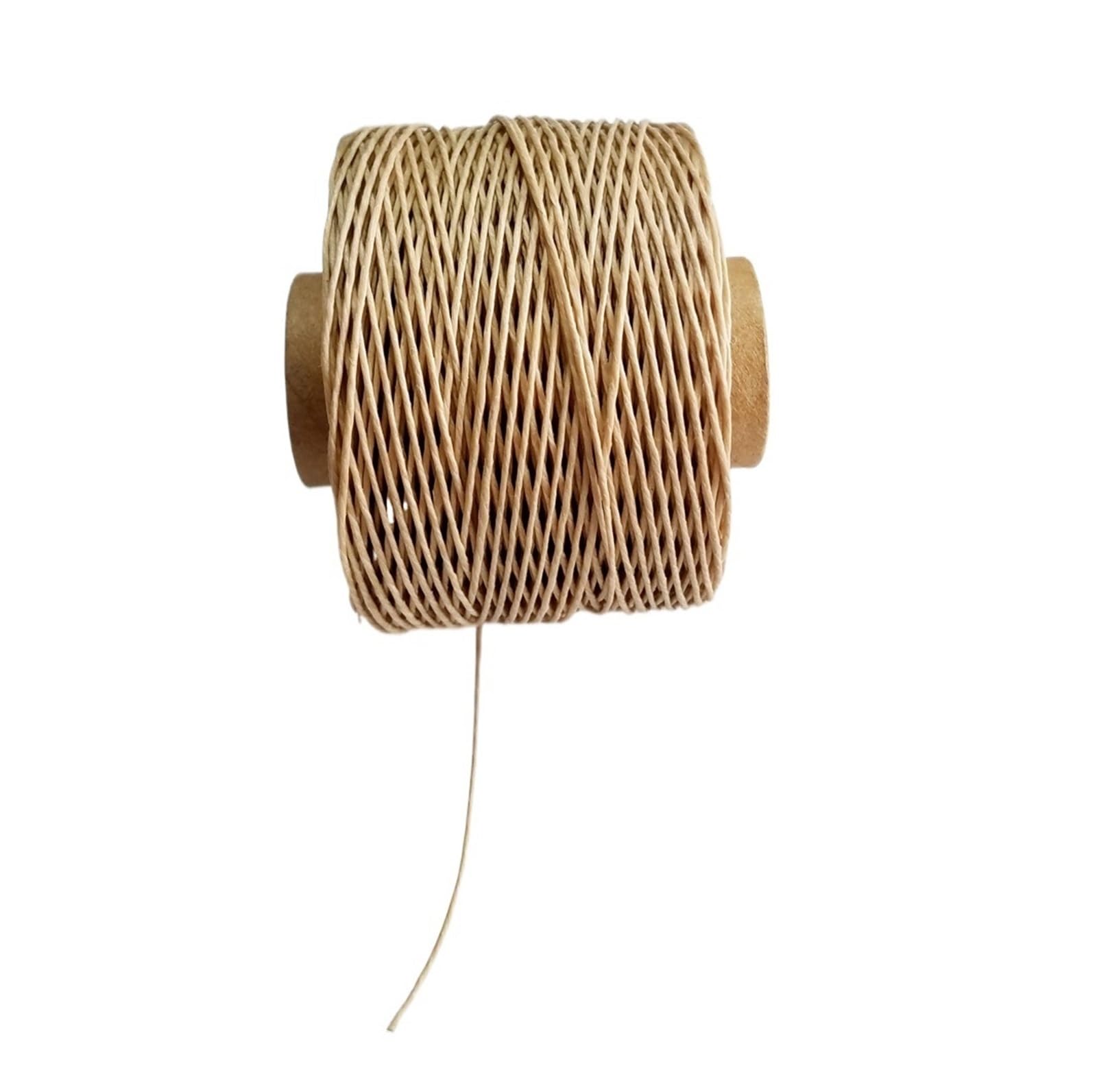 100% Leinen, gewachstes Fadenseil, 100 m/Rolle, hochfeste Schnurschnur for Zubehör-DIY (Color : Coffee)