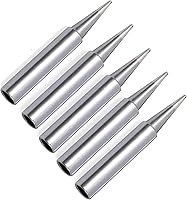 Vista 6 de Puntas para soldador, reemplazo de punta de soldadura 900M, kit de reemplazo de punta de soldadura para Hakko, estación de soldadura Radio Shack