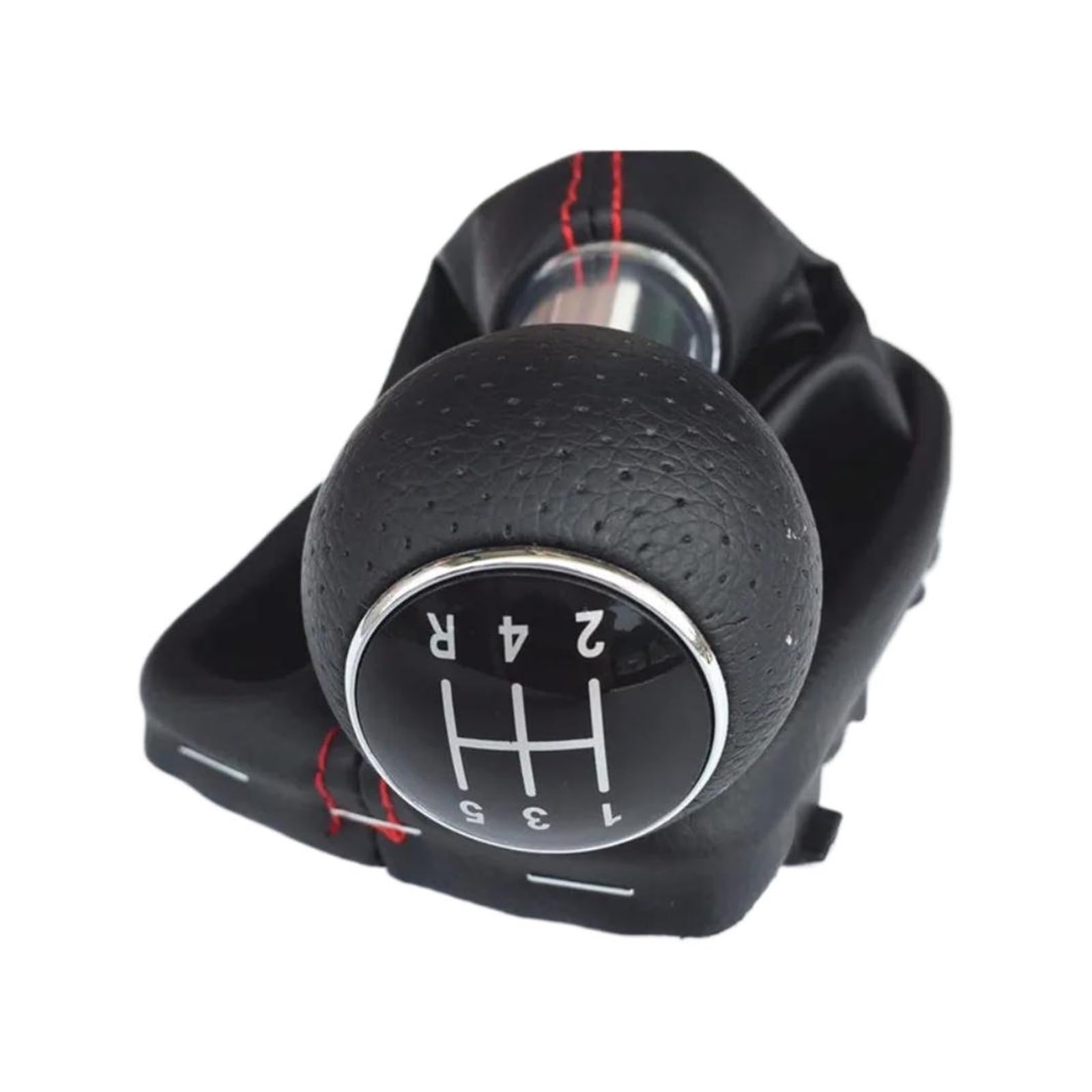 Jsyalmslw 23Mm 12345R Red Replacement Shift Knob For A3 S3 8L 1 6L 1996-2003 Red/Black