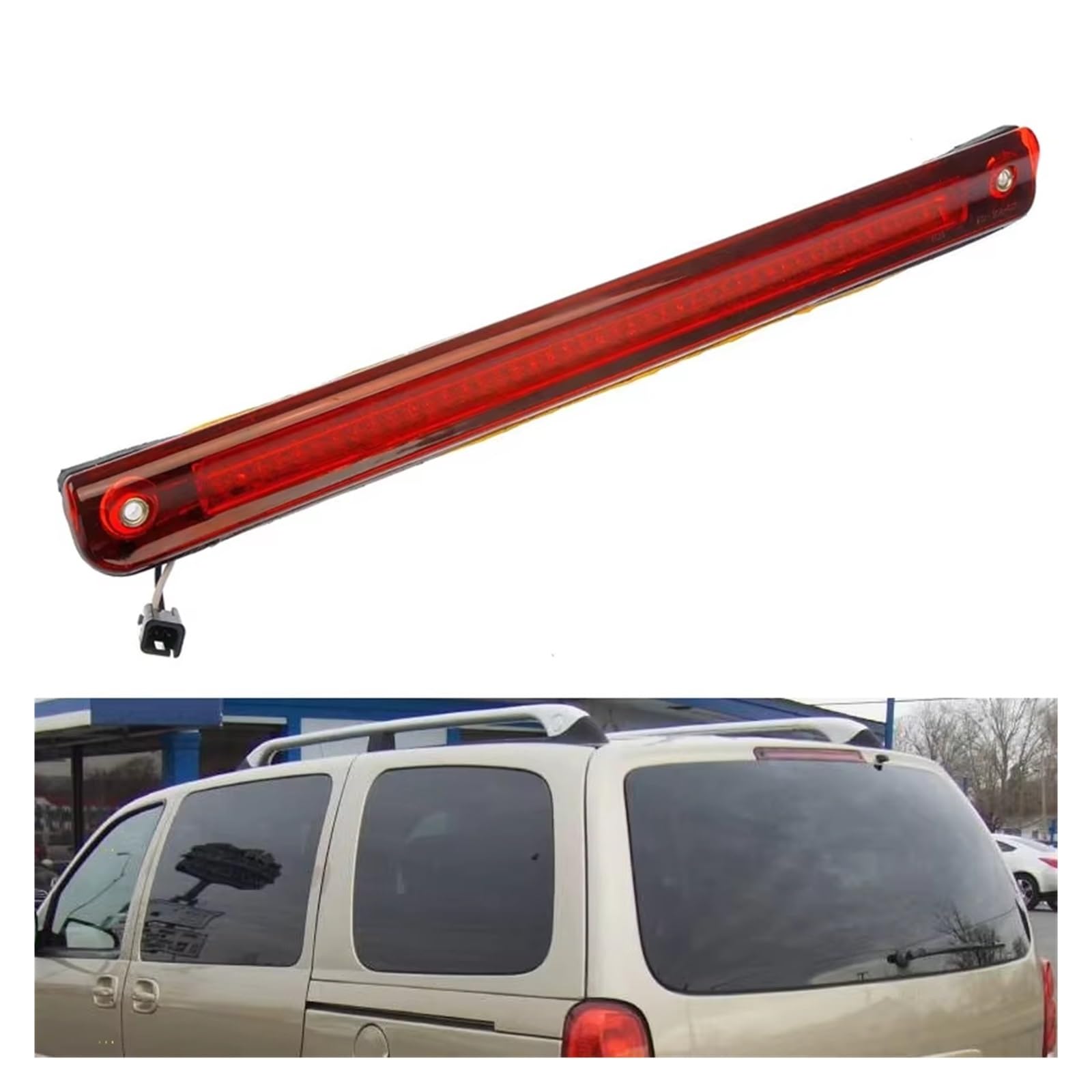traseras Para Pontiac para Montana Center 1999-2006 luz LED de freno montaje alto lámpara coche tercera parada 923-205 Luces de freno