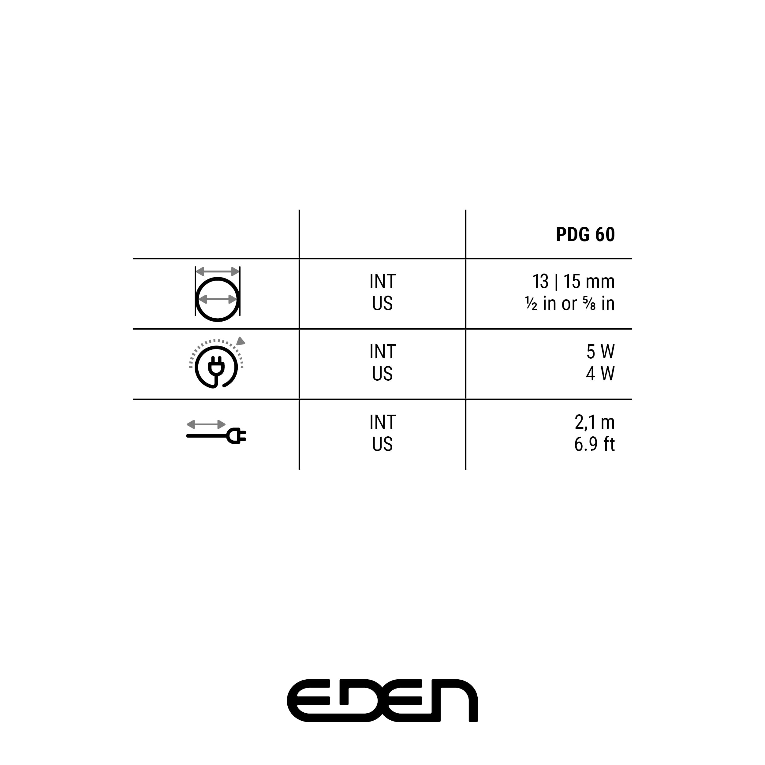 EDEN PDG 60 Pulitore ghiaia