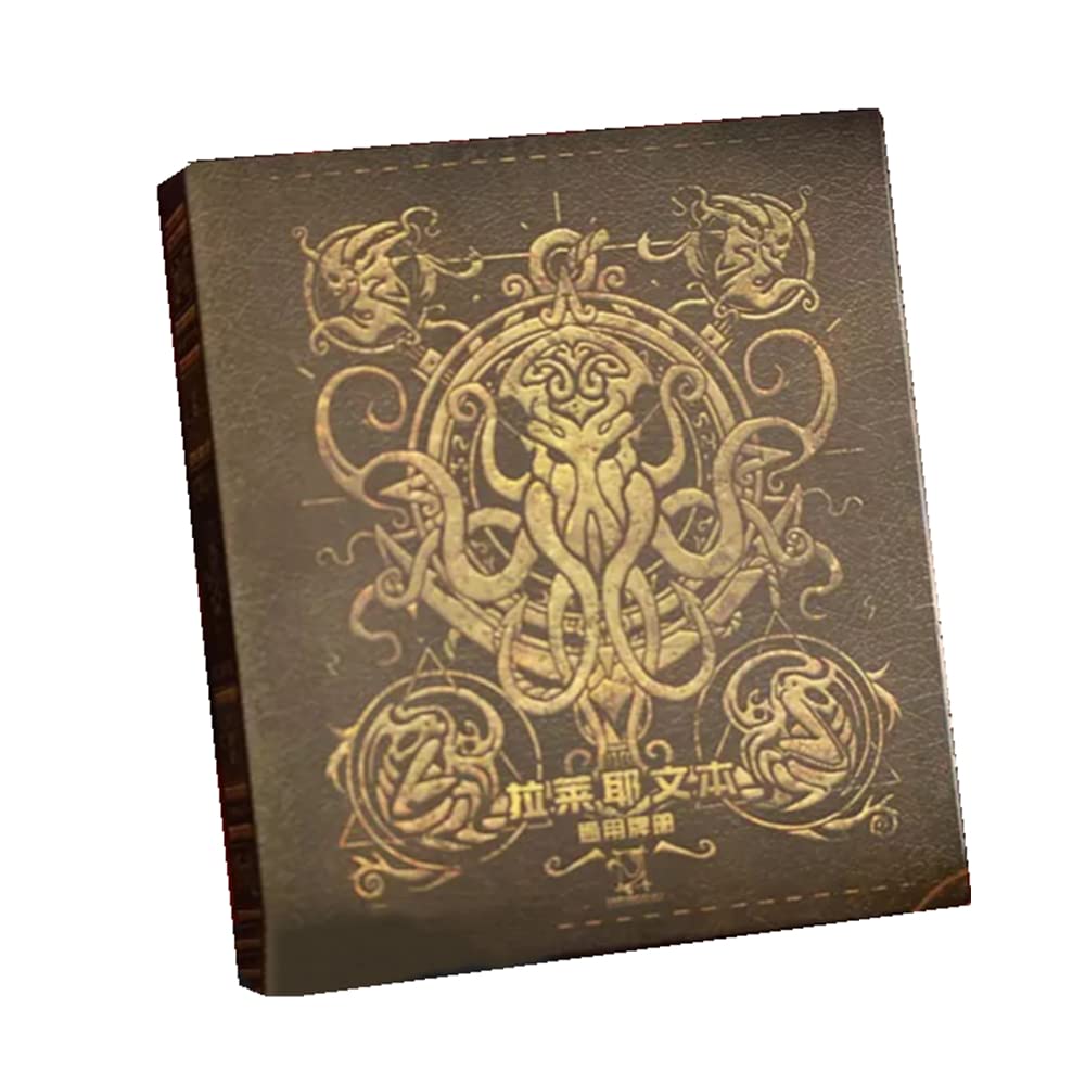 TAOYATAO Cthulhu Series Tarot Card Collection Party Fortune-Telling Card Game Art Theme Card Storage Book Theme Color Coin (1 PC Storage Book)