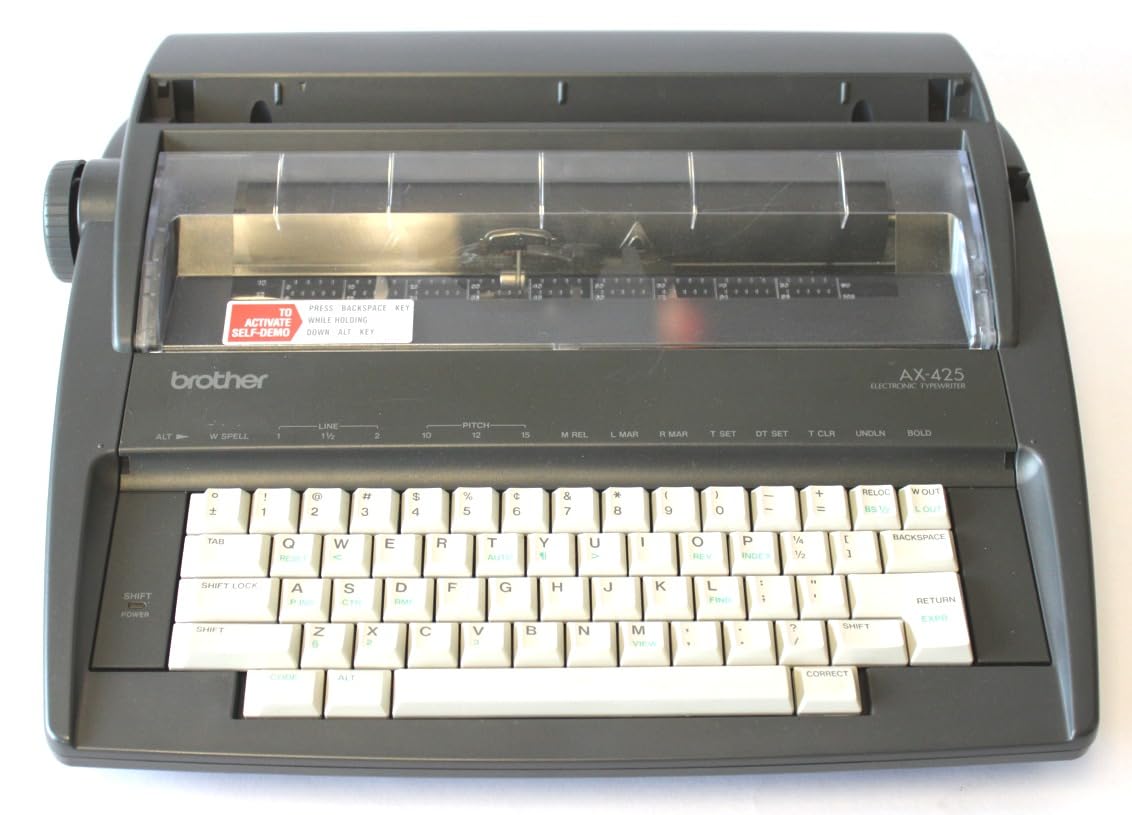 ヒサarchi TYPEWRITER ALLINONE Vintage Sharp Typewriter Word Processor ZX-330 w Manual