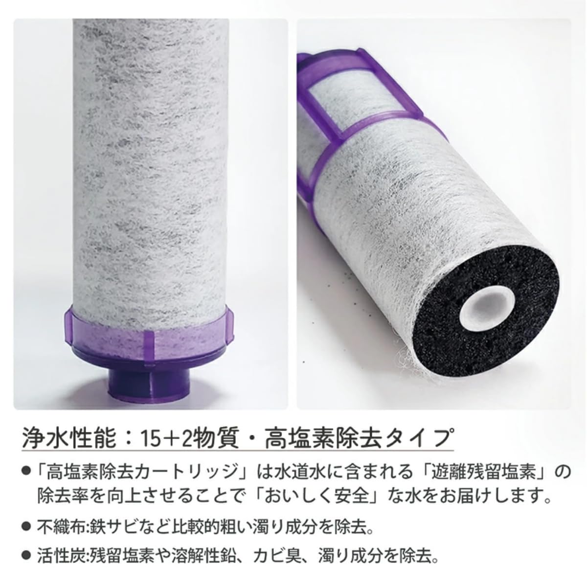 8セット JF-22 交換用浄水カートリッジ (互換品) 浄水栓 浄水器 Amazon | JF-22 交換用浄水器カートリッジ（JF-22-F JF-20TK-SW SF-T20