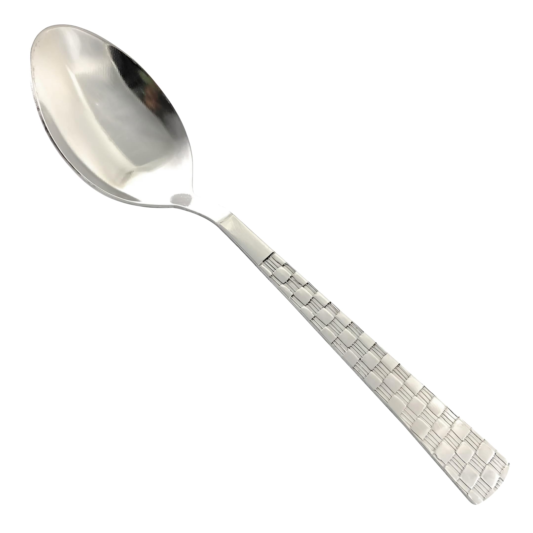 Parage 12 Pieces Stainless Steel Spoon Set for Home & Kitchen,15.5 cm Long, Tea, Coffee, Sugar & Spices, Small Spoons, Dining Tableware, Silver (Dilare)