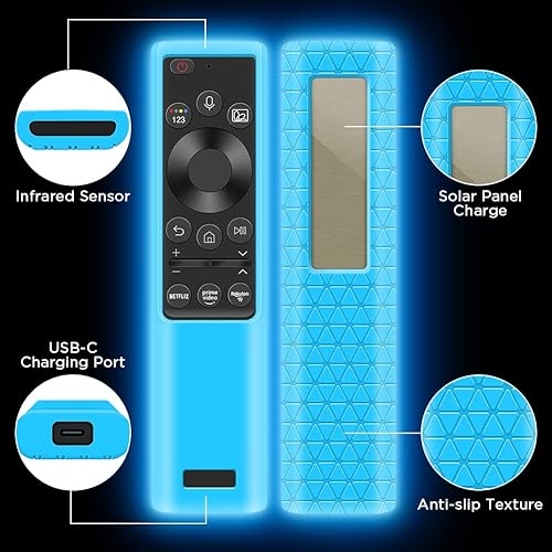 Miniatura 4 de Funda de silicona para Samsung BN59-01357A  BN59-01363A  BN59-01311B  BN59-01300C Remote, funda protectora antideslizante para Samsung 2021 con
