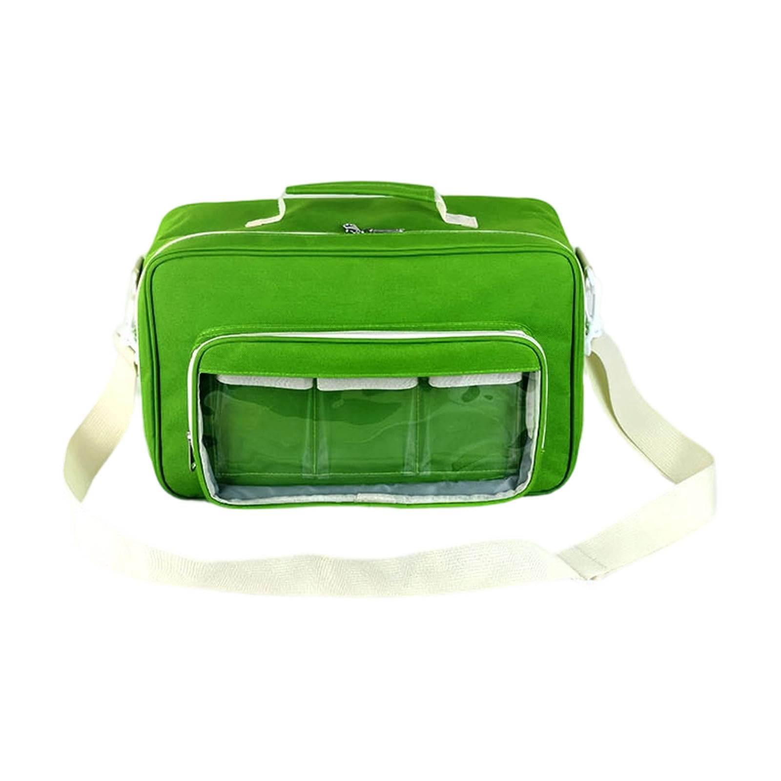 predolo Boîte de Rangement pour semis avec bandoulière réglable, Pratique et Robuste, idéale pour Les, avec Poche en Filet.