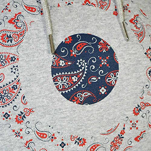 Felpa con cappuccio da uomo Lambretta Paisley