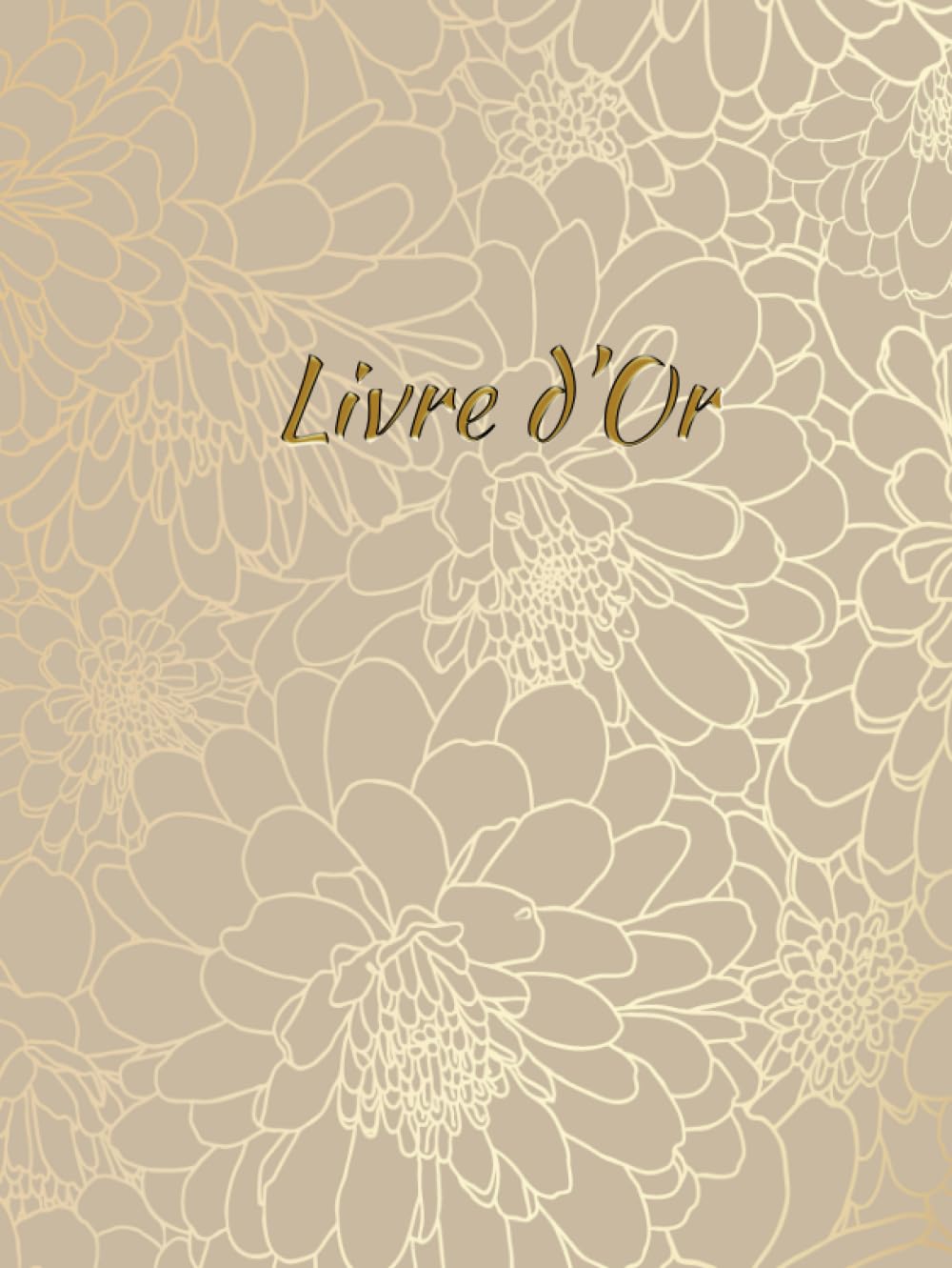 Livre d'Or: Ce livre relié avec une couverture rigide et 100 magnifiques pages en couleur, est un support aux témoignages d'amour et d'affection de vos proches et de votre famille.