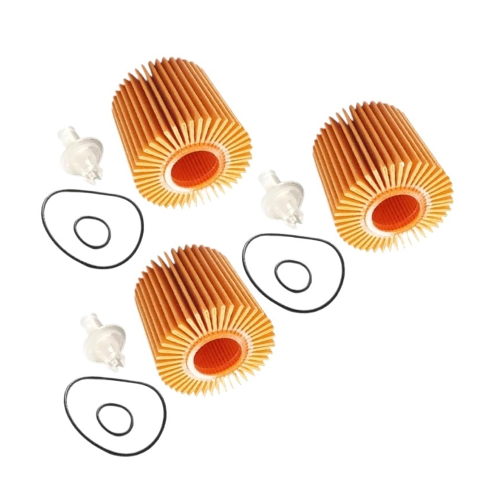 Tscfhgqi One Color 04152-Yzza1 04152-31090 Oil Filter(3Pc)