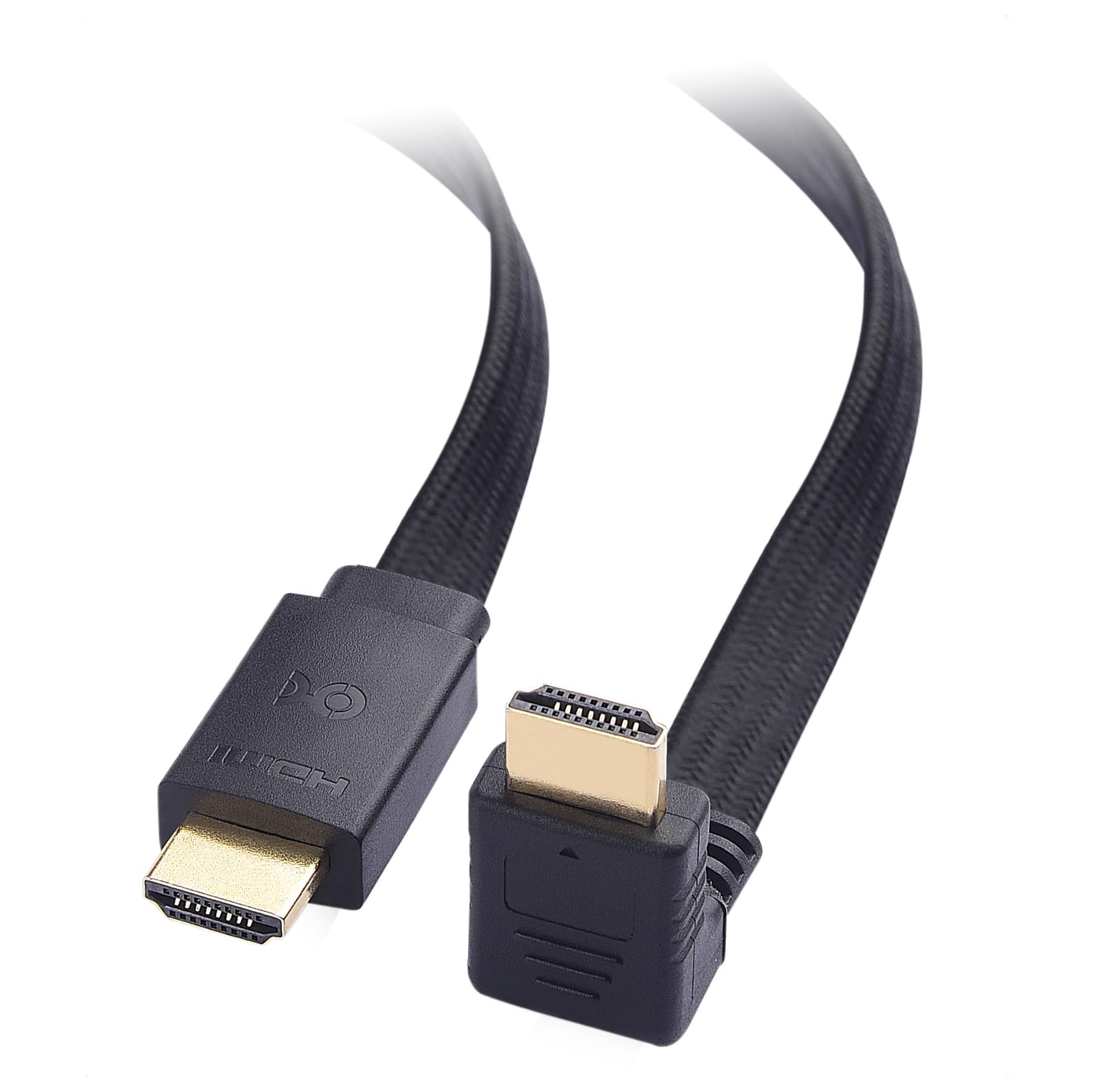 Cable Matters 90-Degree Flat 48Gbps Ultra HD 8K HDMI Cable 6 ft with 8K @60Hz, 4K @120Hz and HDR Support for PS5, Xbox Series X/S, RTX3080 / 3090, RX