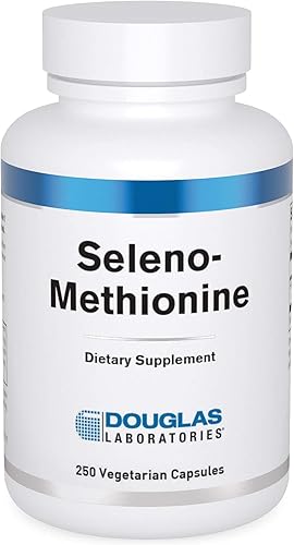 Douglas Laboratories Seleno-Metionina | 200 mcg Selenio Biodisponible | 250 Cápsulas