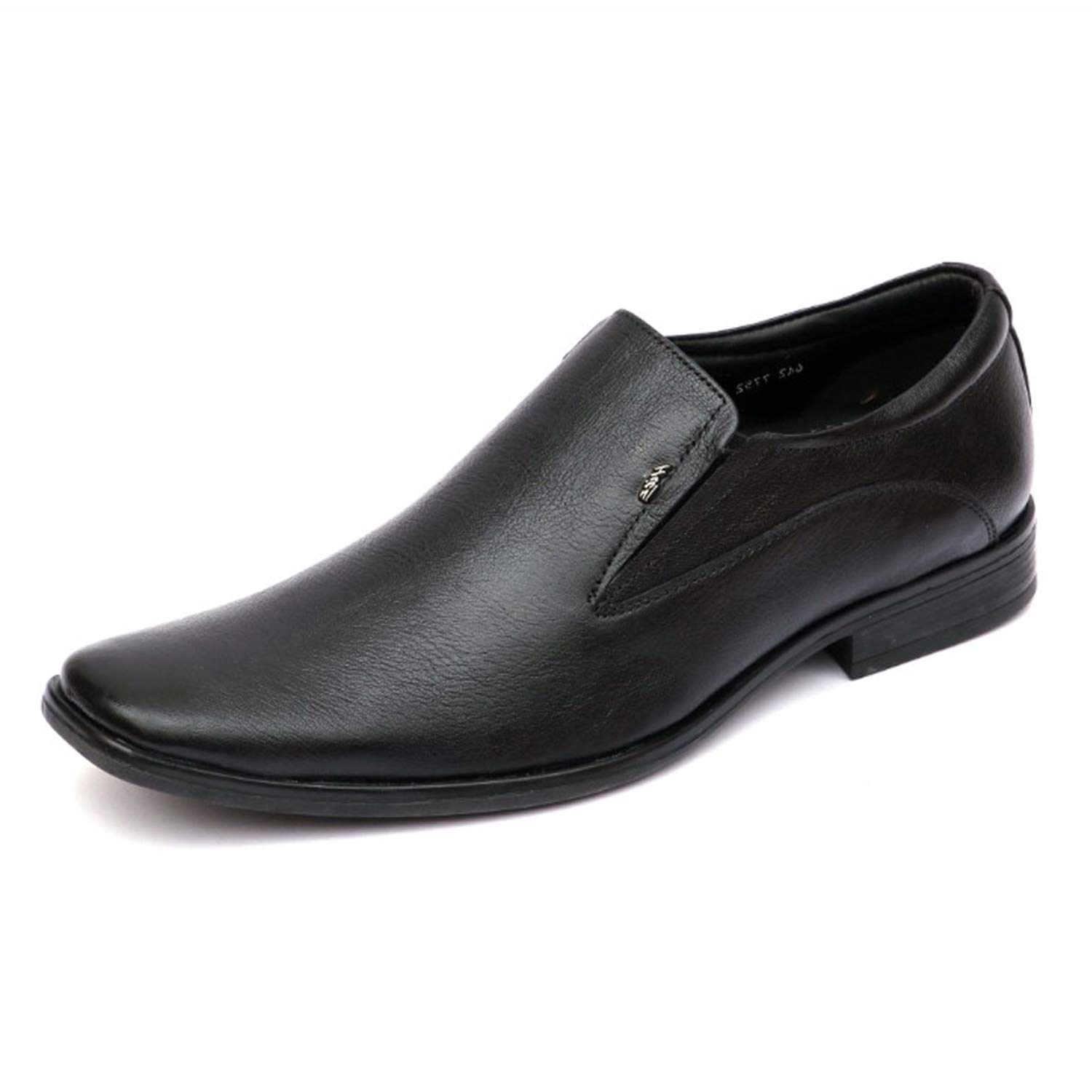 HITZ Mens Black Leather Slip-On Shoes - 7 UK (B07RS3ZT4Y) Amazon Price History, Amazon Price Tracker