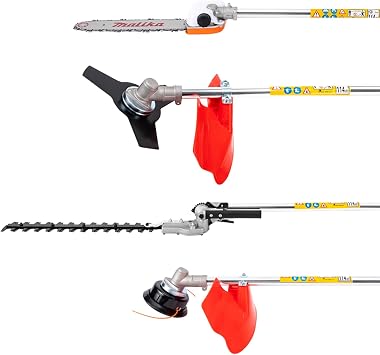 4 in 1 Multi Functional Trimming Tools 52cc Backpack Multifunctional Garden Trimmer, Gas Weed Trimmer for Lawn, Yard, Park & Hedge Trimming, Heavy Duty Trimming Tool for Home Garden & Outdoor Use