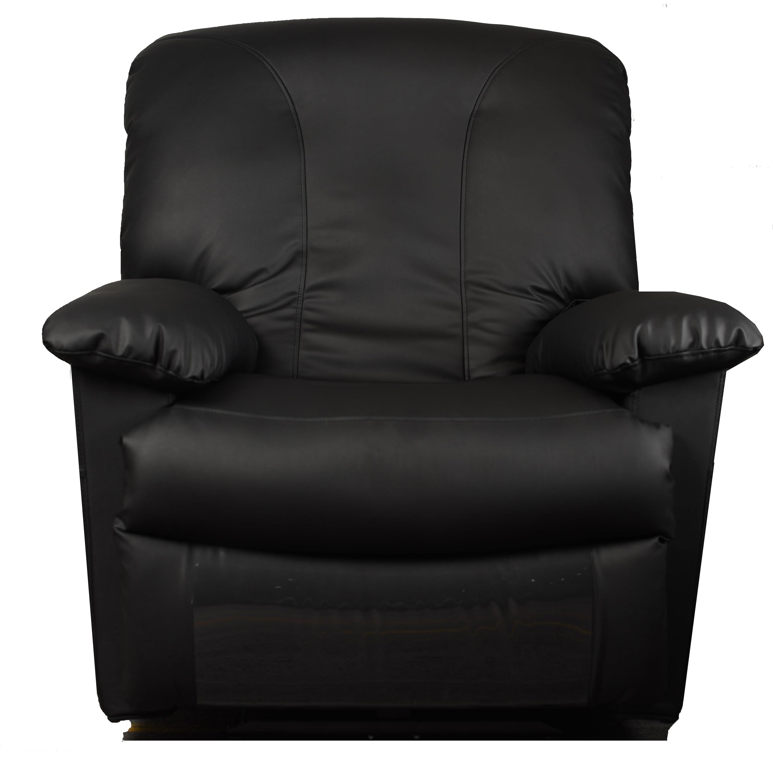Sanotechnik Massagesessel Schwarz - mit Shiatsu-Funktion, Relaxsessel mit Liegefunktion, Sessel für Wohnzimmer - Massage Stuhl für Entspannung und Ganzkörpermassage - Lederpolsterung