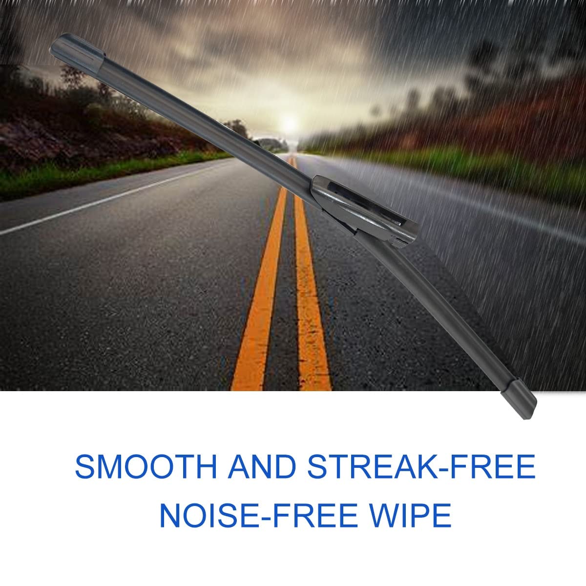 Fits Citroen Dispatch Models 2016 To 2024 Alca Germany Super Flat Wiper Blades Front Replacement Set 26"20"BL - View #3