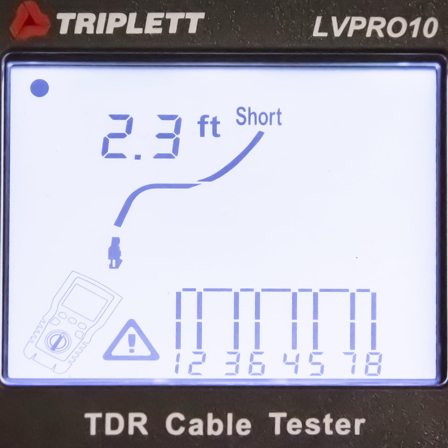 Triplett LVPRO10 TDR/Kabeltester – Testen und Verfolgen sowohl Twisted Pair (CAT5E/6/6A/8) als auch Koaxialkabel