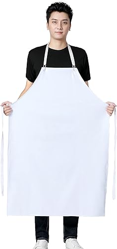 Delantal de vinilo impermeable, delantal resistente a productos químicos para hombres y mujeres, delantal de lavado de platos, limpieza de carnicero