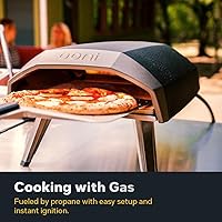 Vista 6 de Ooni Koda 12 - Horno portátil para pizza a gas, incluye funda de transporte Koda 12