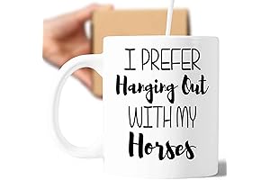 Hanging Out with Horses Cowgirl Coffee Mug: The Perfect Western Gift